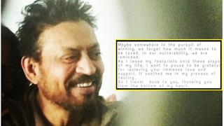 Irrfan Khan's HEARTWARMING Note for Everyone as he Returns India Thumbnail