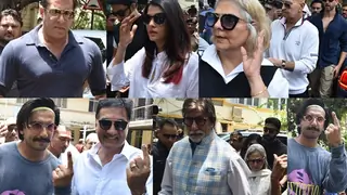 Aishwarya-Salman-Ranveer-Hrithik-Abhishek-Amitabh-Jaya-Roshans ARRIVE to VOTE Thumbnail