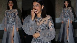 Radhika Apte looks ETHEREAL in a Tulle Slit Gown at an Awards night