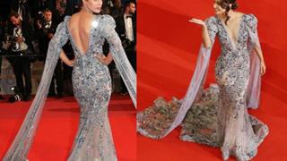 Hina Khan looks like a dream in a shimmery Ziad Nakad gown at the Cannes red carpet 