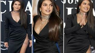 Priyanka Chopra raises temperatures in that sexy black satin dress