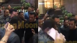 Furious Salman Khan loses cool; Slaps a security guard: Video below