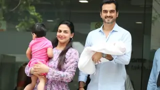 Esha Deol and Hubby Bharat Takhtani give Miraya a warm and comfy welcome 