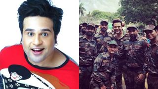 Krushna Abhishek Shoots for a Patriotic Song!