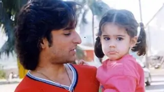 Baby Sara Ali Khan has fun with daddy Saif in the video below!