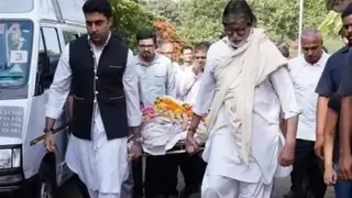 Humble and Generous! Big B and Abhishek Bachchan pay last respects to their secretary Thumbnail
