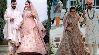 Anushka Sharma’s wedding look inspires an Abu Dhabi bride for her wedding lehenga!