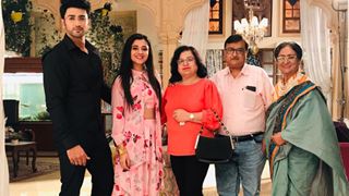 Nishant Malkani's parents elate him on the sets of Guddan: Tumse Na Ho Payega