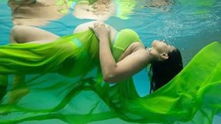 Sameera Reddy’s underwater pregnancy photoshoot in a bikini reminds us of Beyonce!