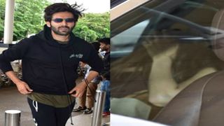 Who is this mystery girl who came to drop Kartik Aaryan off at the airport??