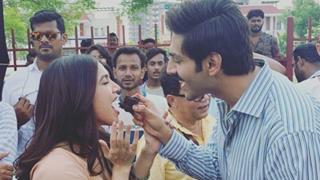 Kartik Aaryan Complains about Bhumi Pednekar not eating her own birthday cake!