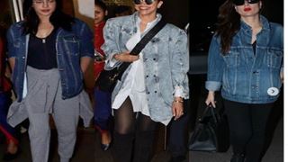 Is an oversized denim shirt the 'go to clothing' for all our Bollywood divas?