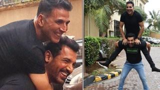 John Abraham and Akshay Kumar are Goofy Desi Boyz! See Pics thumbnail