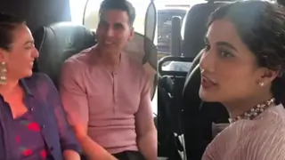 Video: Team Mission Mangal plays Antakshari to pass their time while travelling! Thumbnail