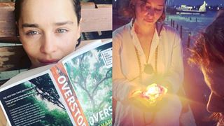 GOT Star Emilia Clarke Finds Peace in India