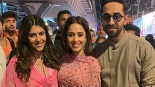 Ekta, Ayushmann and Nushrat visit Lalbaugcha Raja; Seek blessings before Dream Girl’s release