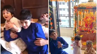 Video of Lil Taimur humming Ganpati Bappa Morya is Breaking the Internet with oomphs of Cuteness