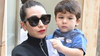 Karisma Kapoor Reacts to Taimur being a paparazzi favourite; Says everybody loves him!