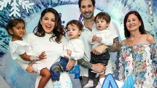 Sunny pens a Heartfelt message for Daughter Nisha as she turns Four; Throws a Frozen Themed Party