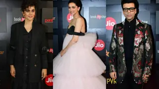 Deepika Padukone is a true tulle queen while Taapsee a 90's diva at this red carpet event