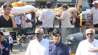 Final Good-Bye to Manish Malhotra's Father; Bollywood Celebs Arrive for the Funeral