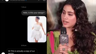 Janhvi Called Out for Copying a Designer; Chats Revealed Online Thumbnail