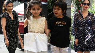 Taimur Ali Khan birthday bash: Kareena and Soha style twinned while baby Inaaya looked like a doll