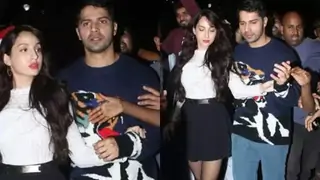 Varun and Nora Thank Paparazzi for Saving them from Mob-like situation! Thumbnail