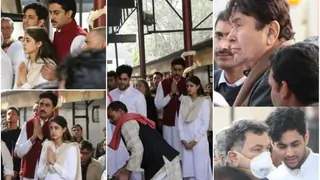 Abhishek Bachchan with Navya and Agastya, Rishi Kapoor and others Arrive at Ritu Nanda's Funeral to Pay Last Respects Thumbnail