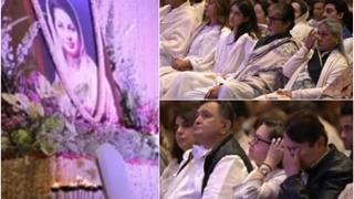The Bachchan and Kapoor Family Cry their Heart Out at Ritu Nanda's Prayer Meet; Emotional Video below