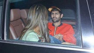 Sara- Kartik Spotted Getting Cozy in their Car at Midnight