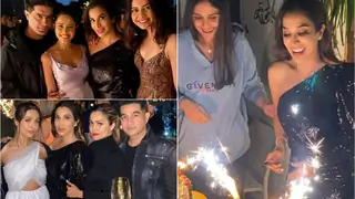 Malaika Arora,Nushrat, Rakul Preet, Dia Mirza and others Party Hard at Sophie Choudry’s Birthday Bash; Inside Pics and Videos Thumbnail