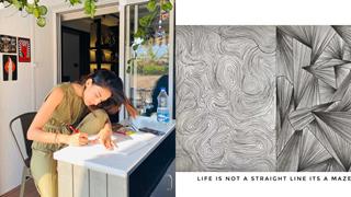 Erica Fernandes: Drawing is something that really keeps me calm and focused