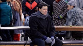 Gautam Rode waits for a Hot Cup of Tea while he shoots in extreme condition..