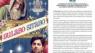 'Gulabo Sitabo's Digital Release Disappoints INOX Entertainment; Issue A Statement Thumbnail