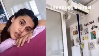 Taapsee Invites Heavy Trolling over ‘Struggle is Real’ Post after AC Stops Working Thumbnail