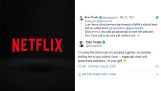 After Controversial Interview, Netflix Exec Fran Tirado Exits