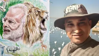 After Disha Vakani, Taarak Mehta Ka Ooltah Chashmah's Mayur aka Sunder Sketches PM Narendra Modi on World Environment Day Thumbnail