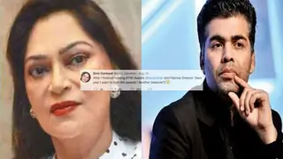 Miffed With Karan Johar In The Past, Former Talk Show Favorite Simi Garewal's Post Digged Up Thumbnail