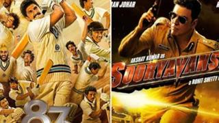 Ranveer Singh’s ‘83’ to have a Christmas Release while Akshay Kumar’s ‘Sooryavanshi’ Booked for Diwali Release