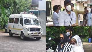 Veteran actor Jagdeep’s Funeral Pictures: Son Jaaved Jaaferi leaves for Cemetery to offer Last Rites! 