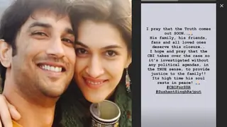 Kriti Sanon Joins The Brigade Probing CBI To Take Over Sushant's Case Thumbnail