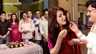 Team Bhabhiji Ghar Par Hai bids adieu to Saumya Tandon as she shoots for the last day Thumbnail