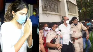 Rhea Chakraborty’s parents - Indranjit and Sandhya Chakraborty arrive at DRDO guest house for CBI Interrogation! Thumbnail