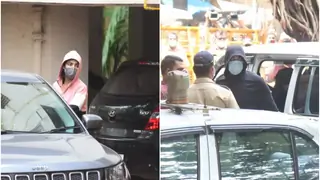 Rhea Chakraborty arrives at the Narcotics Control Bureau office for Round Two of Questioning; brother Showik Chakraborty joins the Probe! Thumbnail