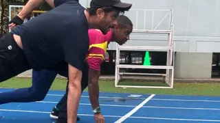 Olympian sprinter Yohan Blake Comments on Anil Kapoor's Workout Video; Actor Responds Thumbnail