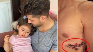 Kunal Kemmu gets a new Tattoo; Inks daughter Inaaya’s name on his body!