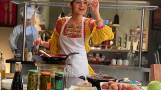 Kanika Mann uses her cooking skills to whip a special dish in Guddan Tumse Na Ho Payega