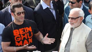 Salman Khan puts down the three-step rule; Asks Everyone to Support PM Modi