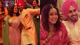 Neha Kakkar and Rohanpreet Singh dance their hearts out at Roka ceremony